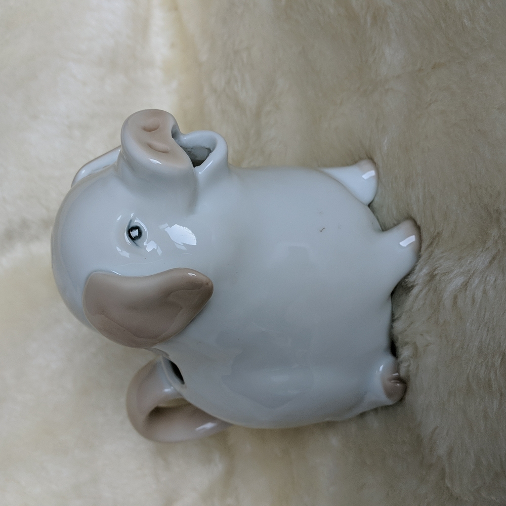 Gorgeous Porcelain Pig Creamer, Vase, Pitcher made in Japan